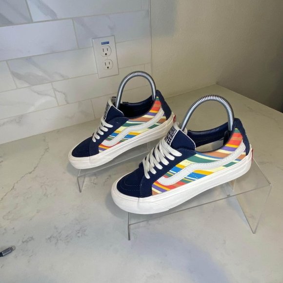 Vans "Dress Blues" Retro Stripes Sk8-Low Reissue Womens Size 6 / Mens Size 4.5 S - Picture 3 of 7